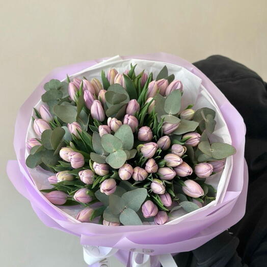 Tulipano + eucalipto