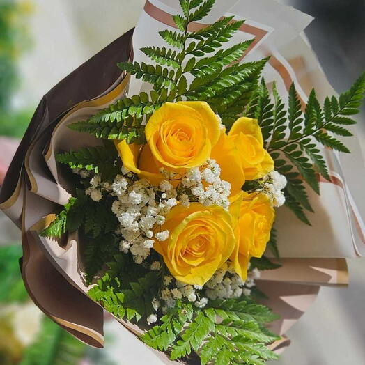 Buquê de Rosas Amarelas