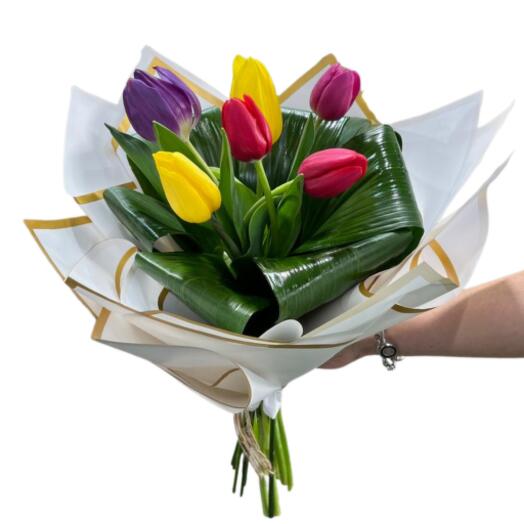 Ramo de 6 tulipanes