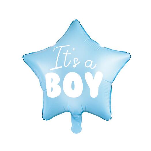 Blue Star It s a Boy foil balloon