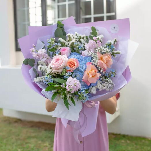 Flower Bouquet "Azure Melody"