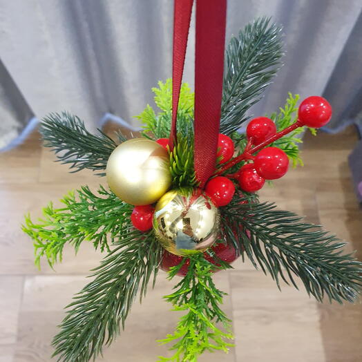 Dekorativ bəzək topu, rəng seçimi alıcının istəyinə uyğun