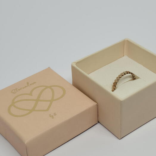 Golden Hearts Band Ring