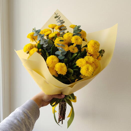 Ramo de acciflor con destellos de eucalipto