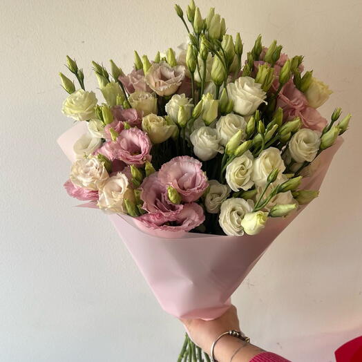 Bukiet mix eustoma 9 sztuk