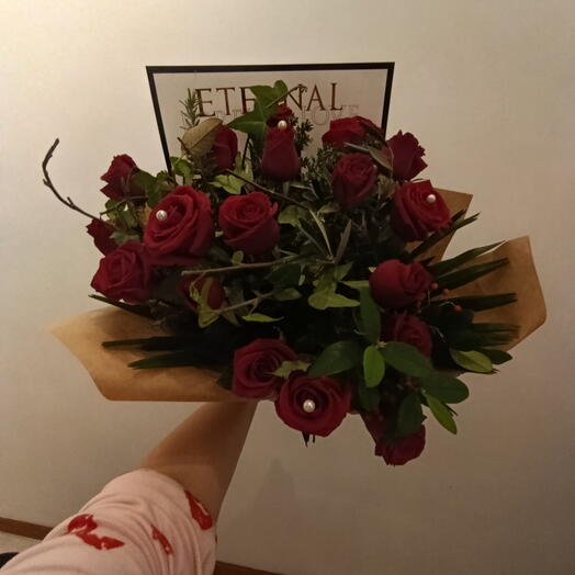 Bouque UNIÃO ETERNAL 18 Rosas Equador