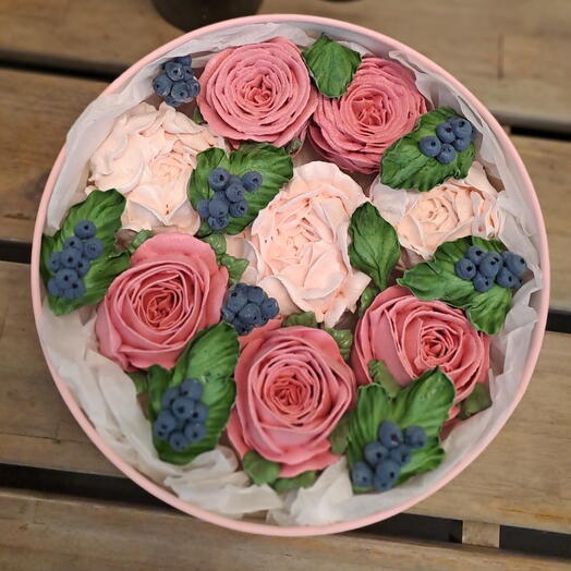 A gift set made of marshmallow