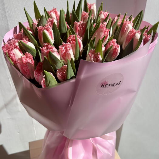Pink Tulips Bouquet - 51