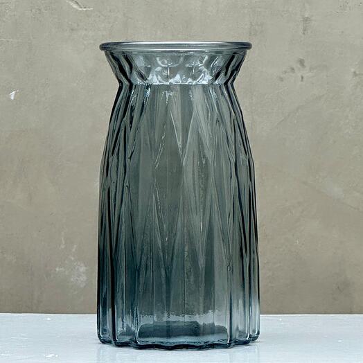 Retro Vase - Country blue