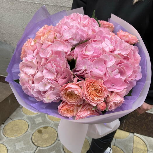 Сборный дуо букет «Кристина»