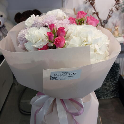 Bukiet  - Florystyczny rozowy