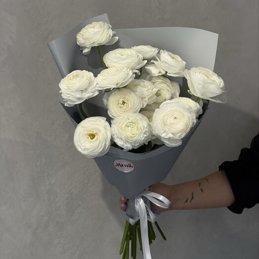 Ranunculus white 15