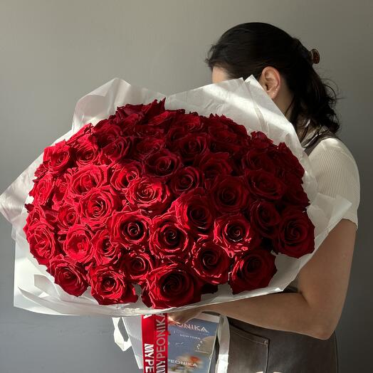 Bouquet of 50 roses