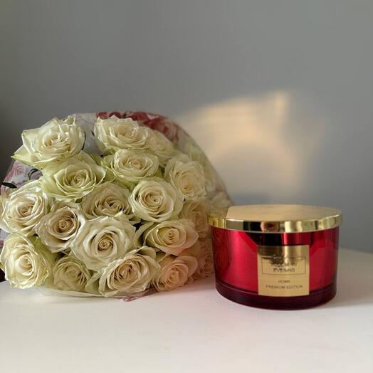 Blooming evening ❣️ 20 roses