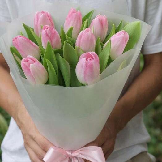Tulips soft pink 9