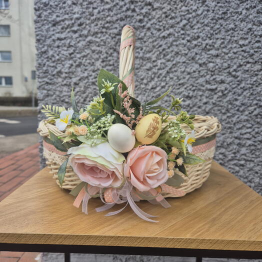 Easter spring basket