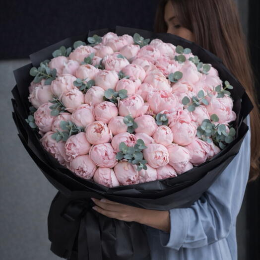 Pfingstrosen+Evkalipt