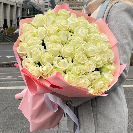 51 white roses
