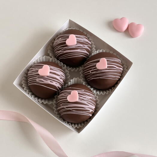 "Kartoshka" dessert in milk chocolate