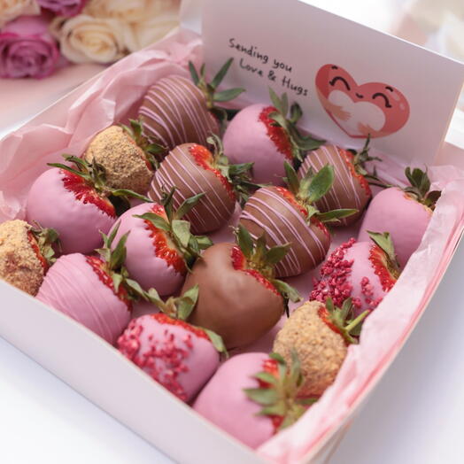 MILK CHOCOLATE-DIPPED STRAWBERRIES