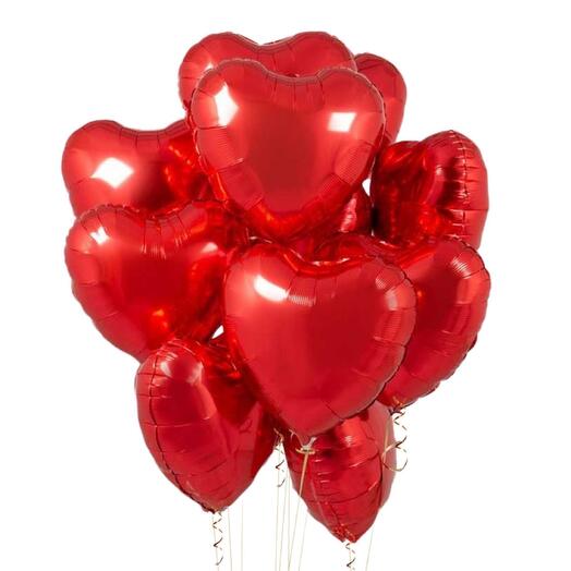 Balloon Hearts Set Love