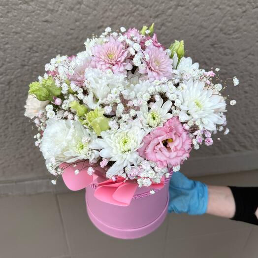 Box of fresh flowers