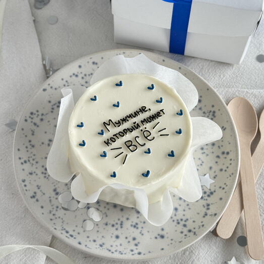 Bento-cake «A man who can do everything»