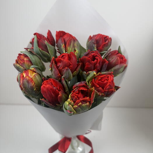 Tulips Bouquet Rococo Double