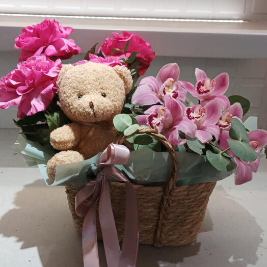 Teddy basket