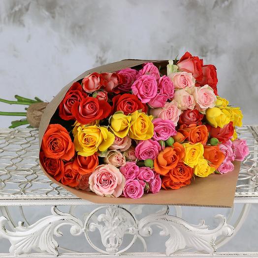 15 spray roses