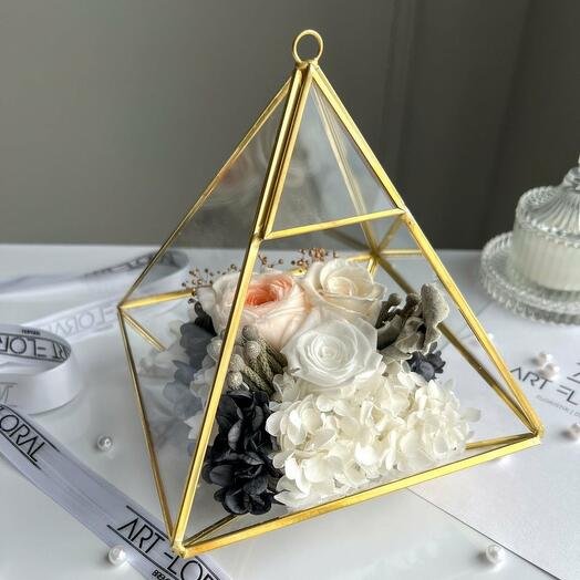 Blumen Terrarium "Symphonie-Pyramide"