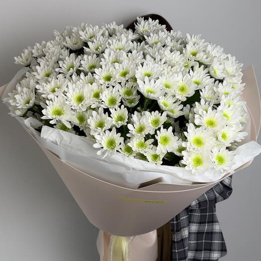 A giant bouquet of chrysanthemums