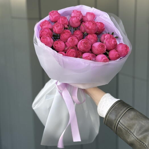 Gałązkowa Roża 7szt