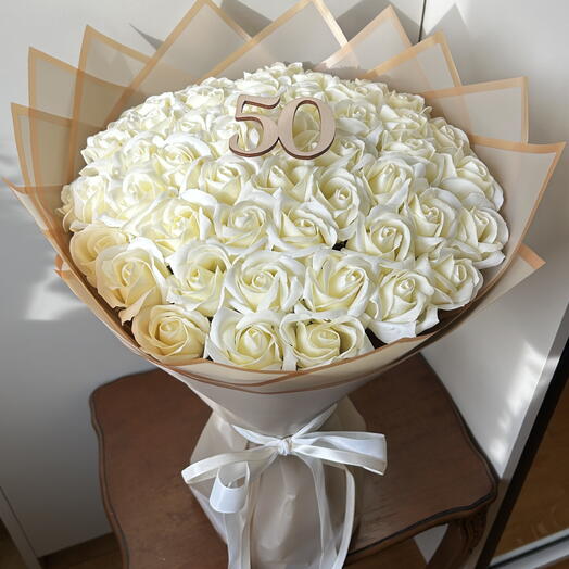 ramo de rosas flores de jabón regalo eterno no se marchitan día de la mujer