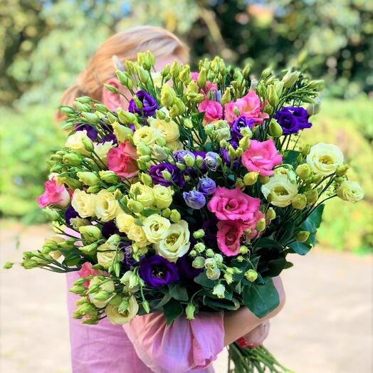 15 branches of eustoma