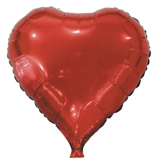 Balloon Heart red
