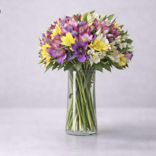 Arreglo de astromelias mixto