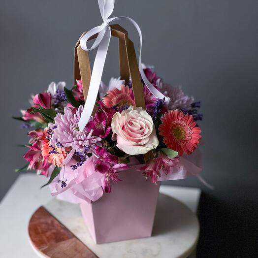 Flower Bag - Pink