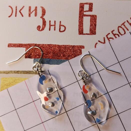 Earrings Abstractionism