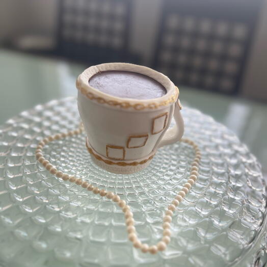 "coffee cup" cake