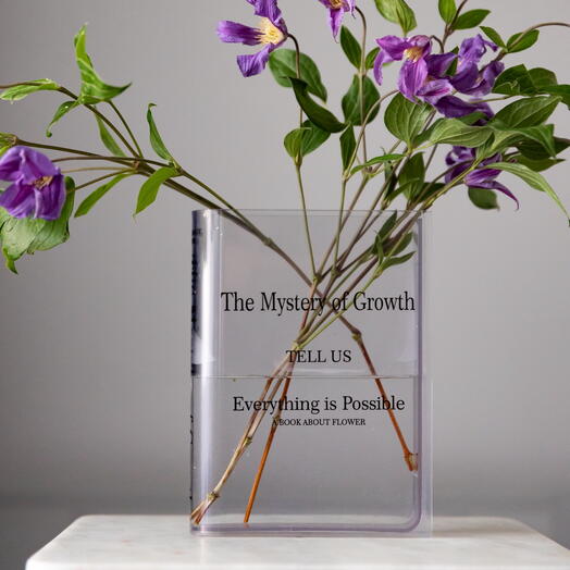Акриловая ваза-книга