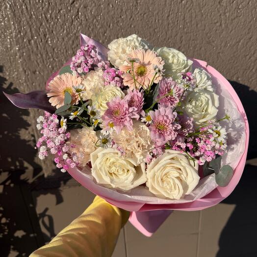 Bouquet of flowers for Valentine s Day