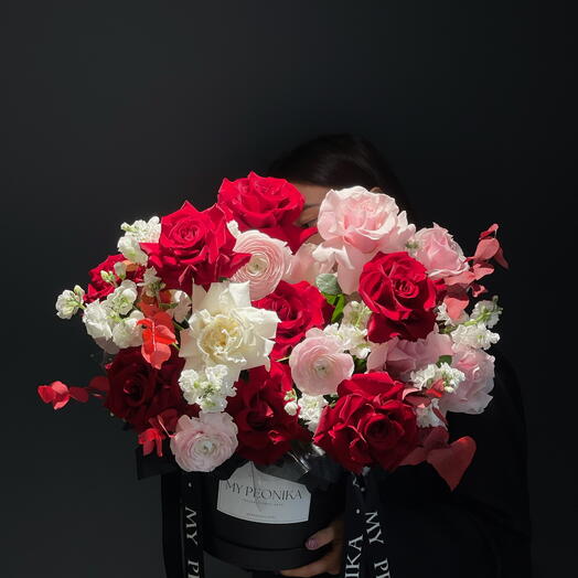 Flowers in a box Cherry Bomb