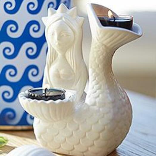 Mermaid Jonathan Adler candle holder