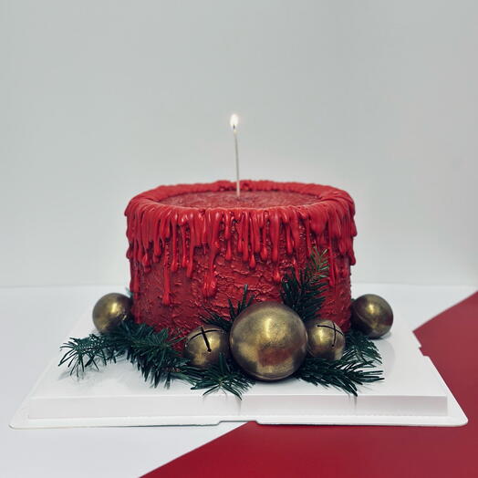 Cake Size S Christmas Candle