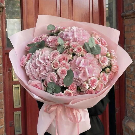 Ramo Hortensia + rosa