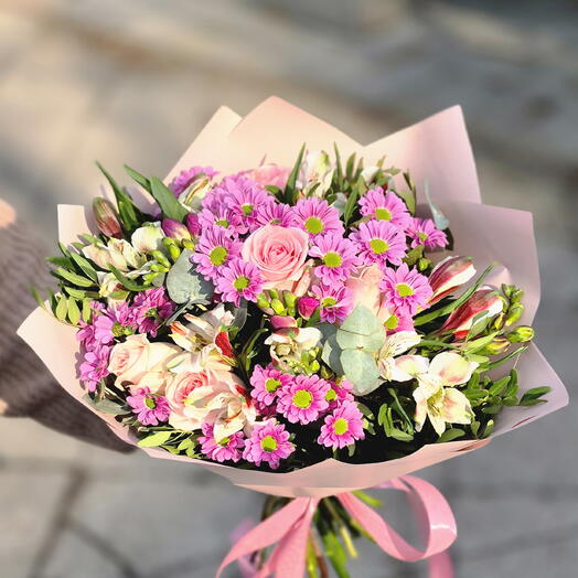 Strauß"Lächeln für Dich"-strauß mittel