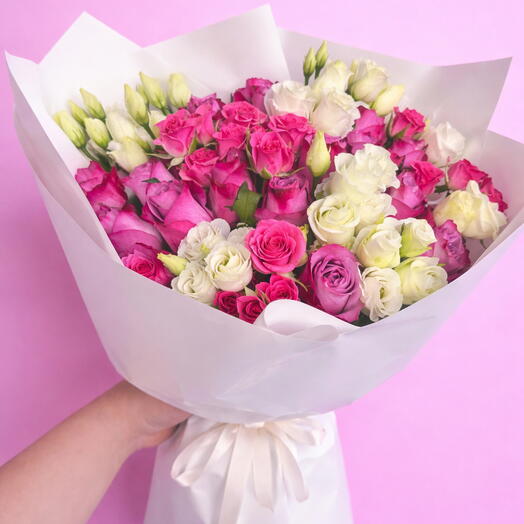 Rosen mix mit Eustoma