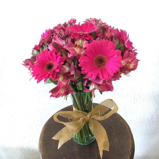 Gerberas y astromelias