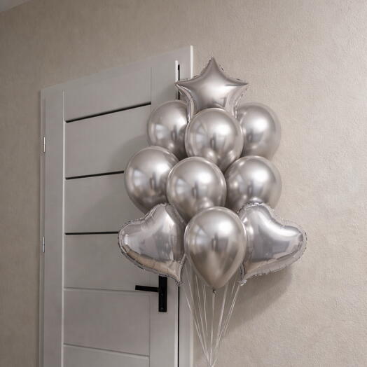 Lufiszett „Silver Chrome